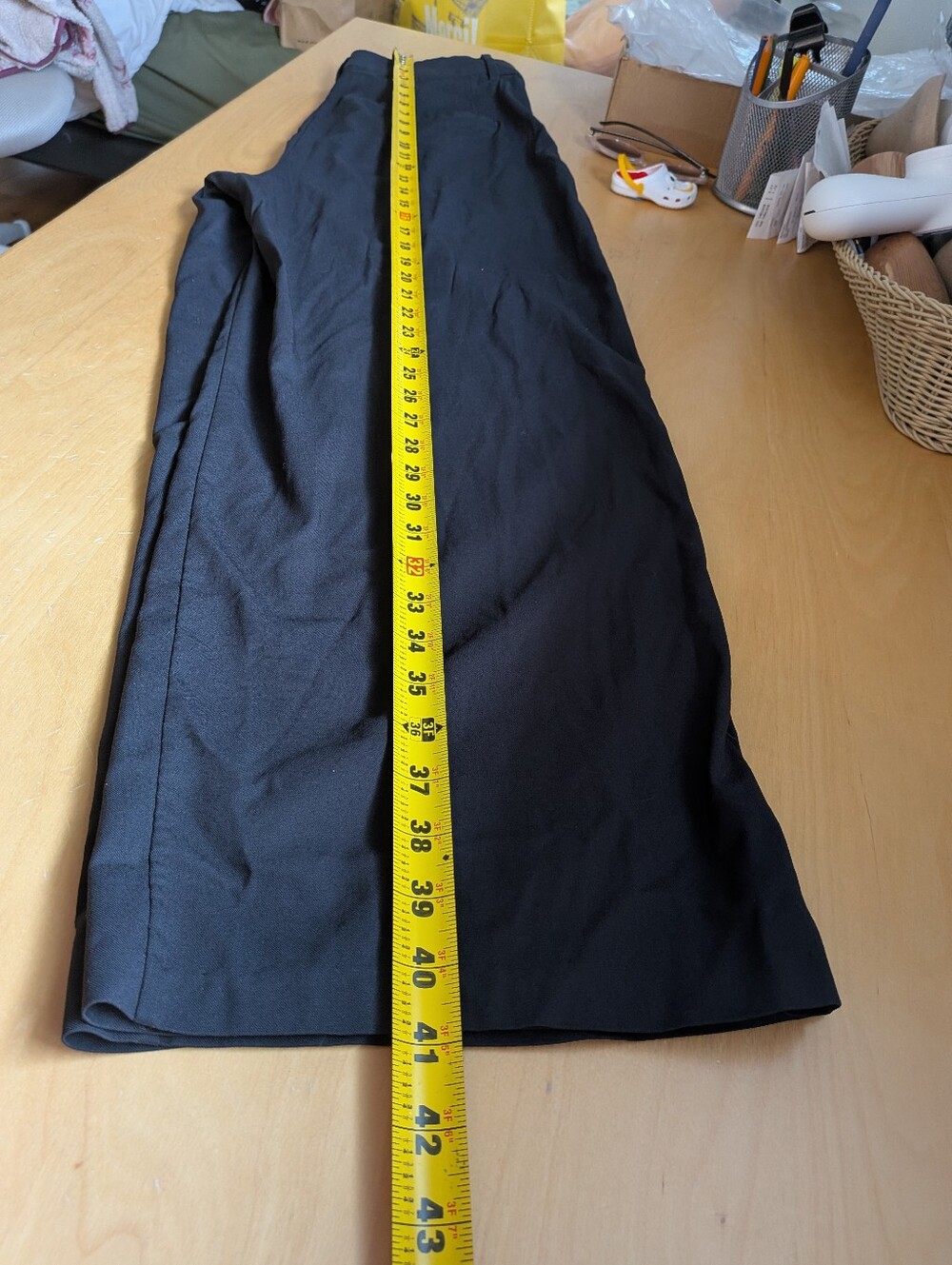 Lululemon Pleat-Front High-Rise Trouser *Regular Size 8 Black Pockets Fly Front - Picture 14 of 16